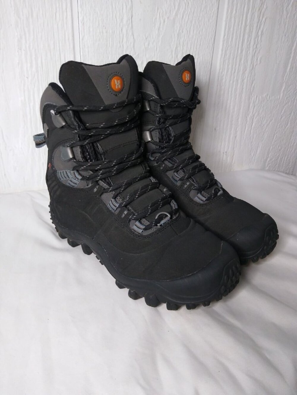 Xpeti Thermator 8 Hiking Boots Women's Size 6 Black Lace-Up Waterproof Outdoor